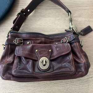 COACH Legacy 65th Anniversary Vachetta Whiskey Brown Leather Shoulder Bag 11127